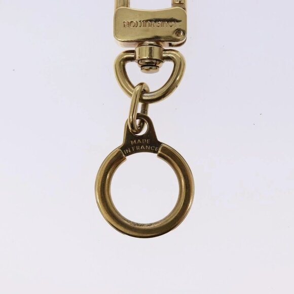 LOUIS VUITTON Anneau Cles Key Holder metal Gold Tone M62694 LV Auth BA5447 - Picture 7 of 12